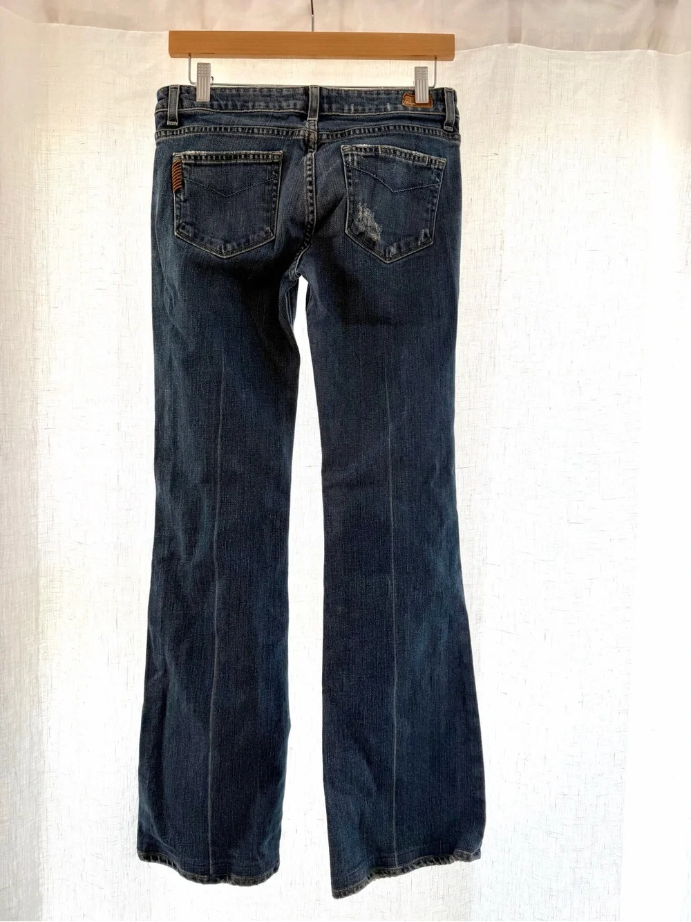 Vintage Paige Women’s Distressed Bootcut Jeans